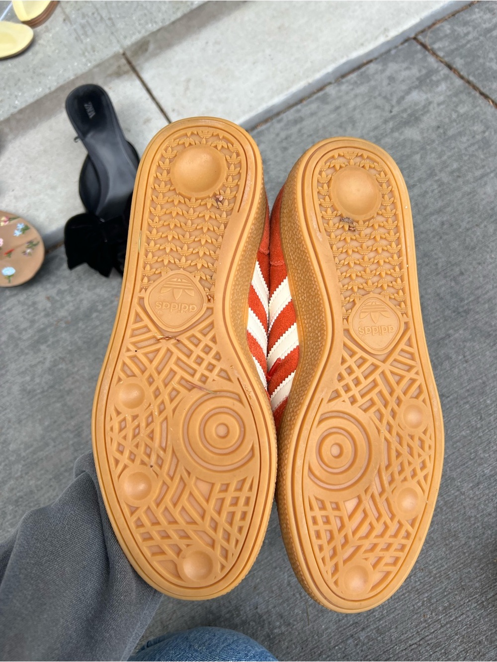 adidas Spezial Orange/red Suede Sneakers - Picture 3 of 4